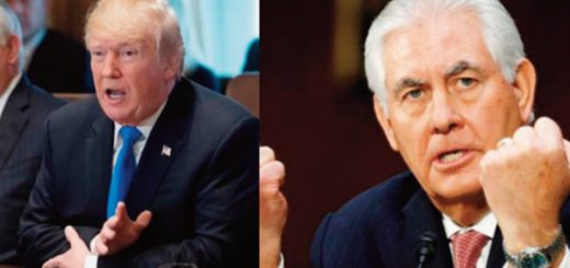 Donald Trump y Rex Tillerson