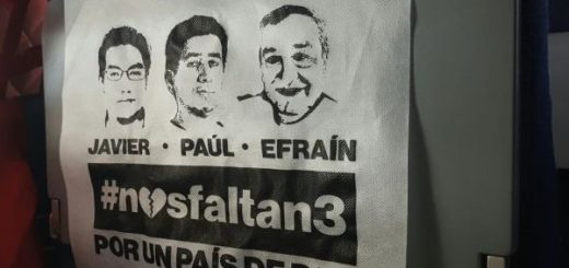 Javier Ortega, Paul Rivas y Efrain Segarra
