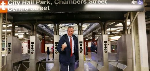 alcalde Bill de Blasio Subway Tarifa de Congestión