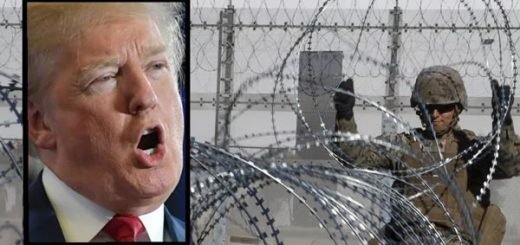 alambre de púas muro fronterizo