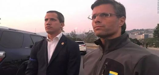 Juan Guaidó y Leopoldo López