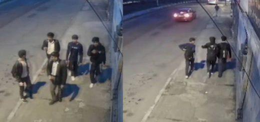 mujer que fue asaltada por estudiantes en el norte de Quito