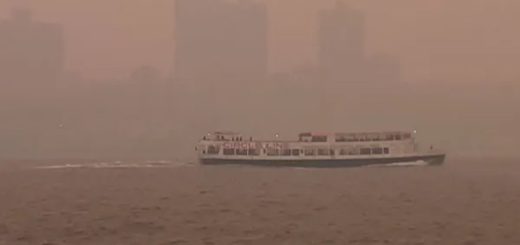 nube oscura a Nueva York