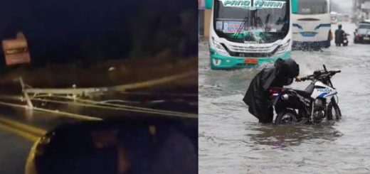 intensas lluvias en la costa