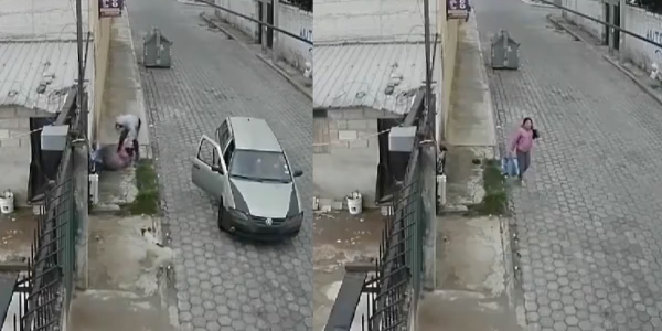 Captan violento robo a una mujer en San Isidro de El Inca, norte de Quito