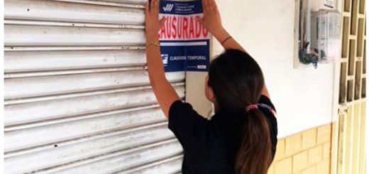 establecimientos clausurados por Arcsa