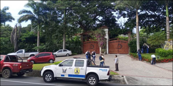 operativo donde se detuvo a Jacobo Bucaram, se decomisaron varias armas de fuego