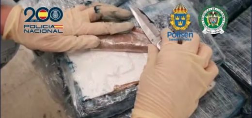 100 kilos de cocaína fueron enviados desde Guayaquil hasta España