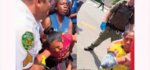 Policías de un parque de NY derriban a una niña migrante de 14 años por vender fruta. Tal vez es ecuatoriana