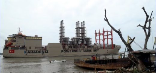 Barcaza turca no iniciará pruebas de generación de electricidad este lunes 26 de agosto