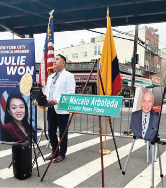 La ciudad de NY honra a nuestro Director Emérito, Dr. Marcelo Arboleda