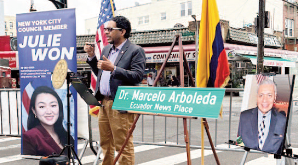La ciudad de NY honra a nuestro Director Emérito, Dr. Marcelo Arboleda